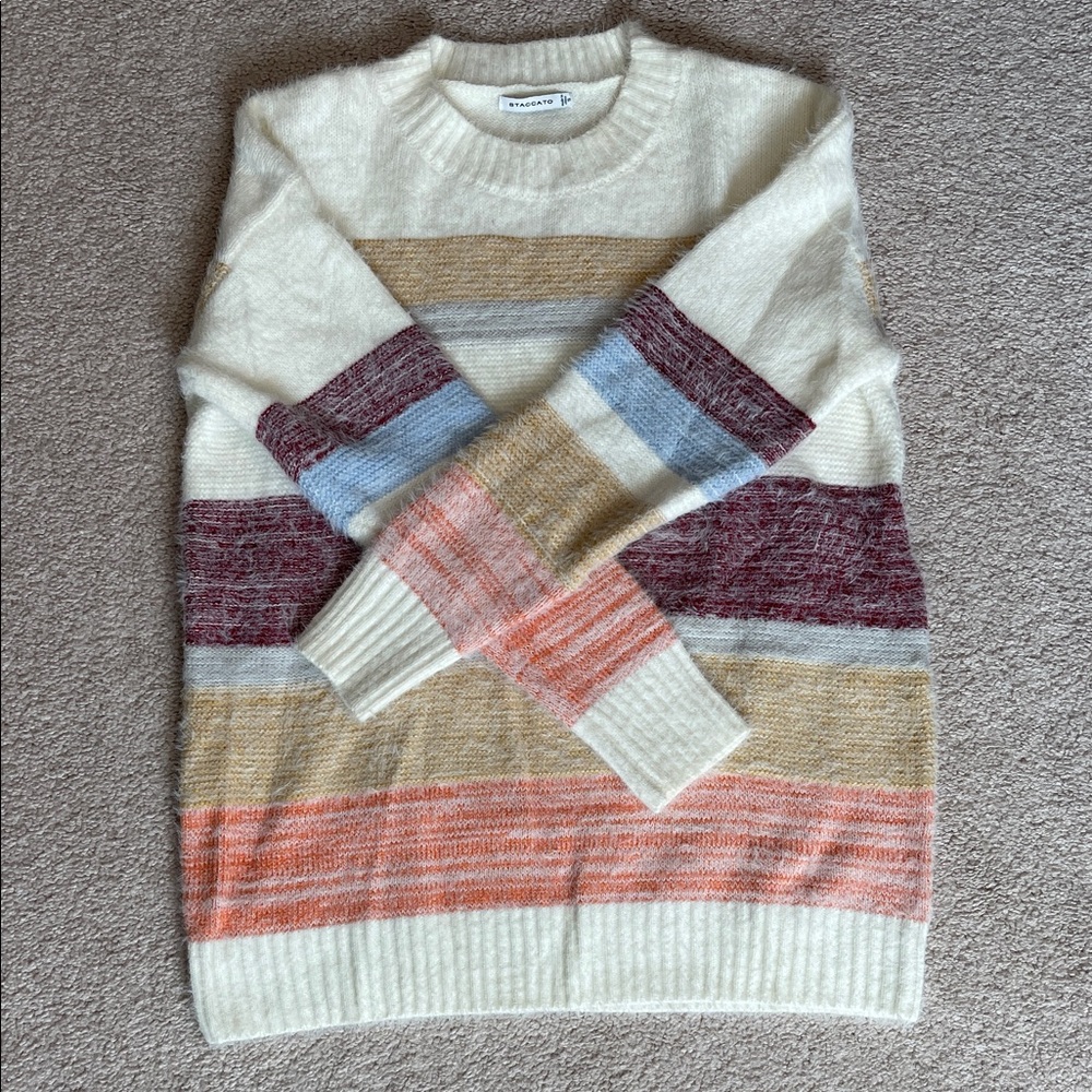 Staccato Cream Knit Sweater